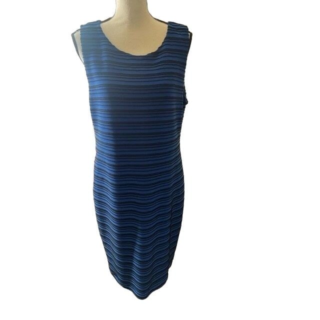 Calvin Klein Women´s Stretch Blue Dress Size 14 ggpftuvHx