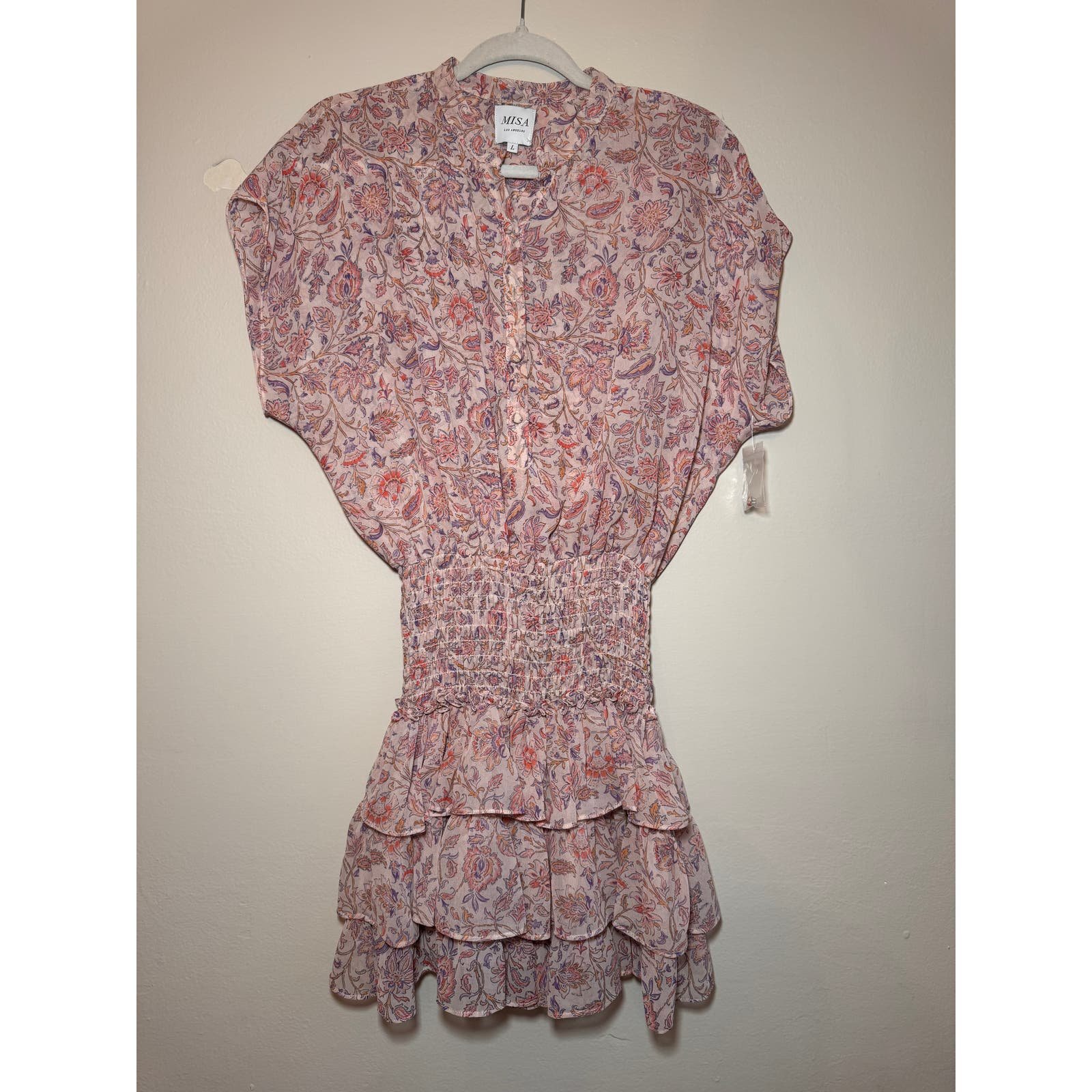 MISA Women´s Eloisa paisley rose  Dress size L 7VRC6Q3qj