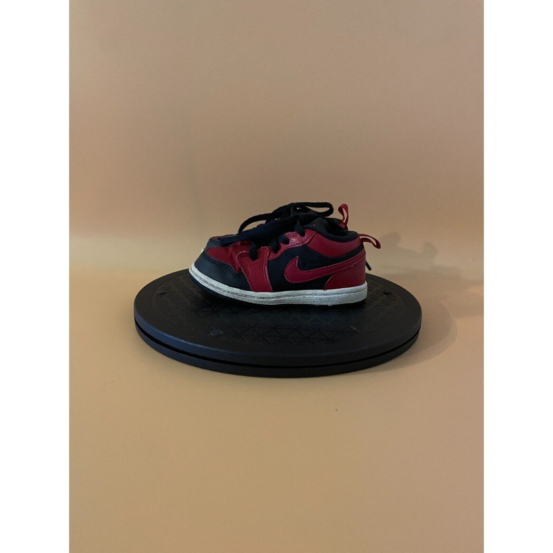 Nike Air Jordan Retro 1 Low PS Sneakers Size 7C Black Red bUqagGpsL