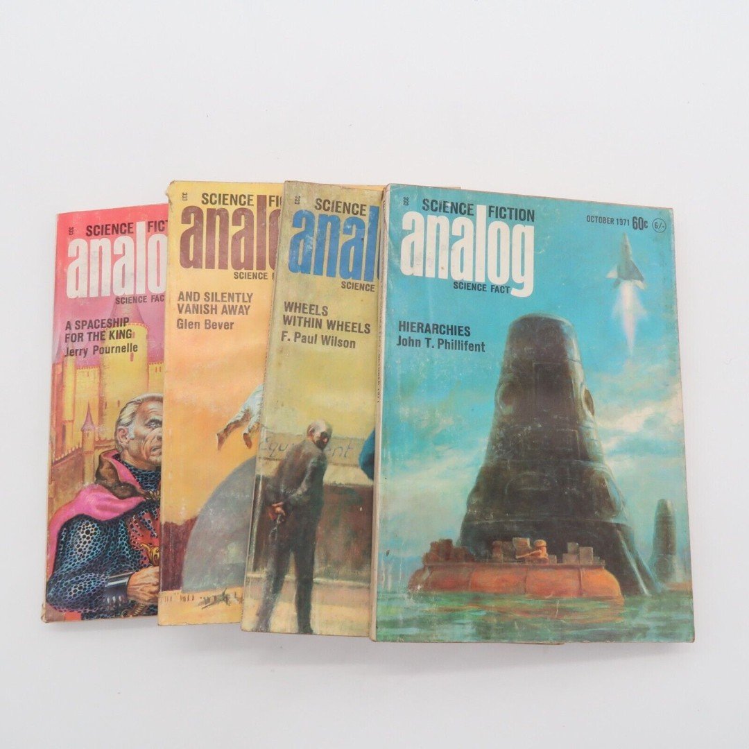 Vintage 1971 Analog Science Fiction Magazine Lot - Lot 