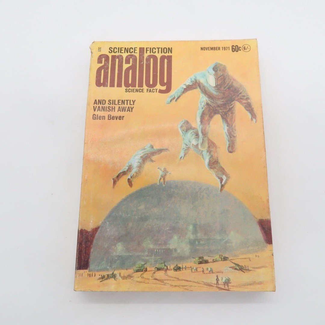 Vintage 1971 Analog Science Fiction Magazine Lot - Lot #8 1oNBAACTA
