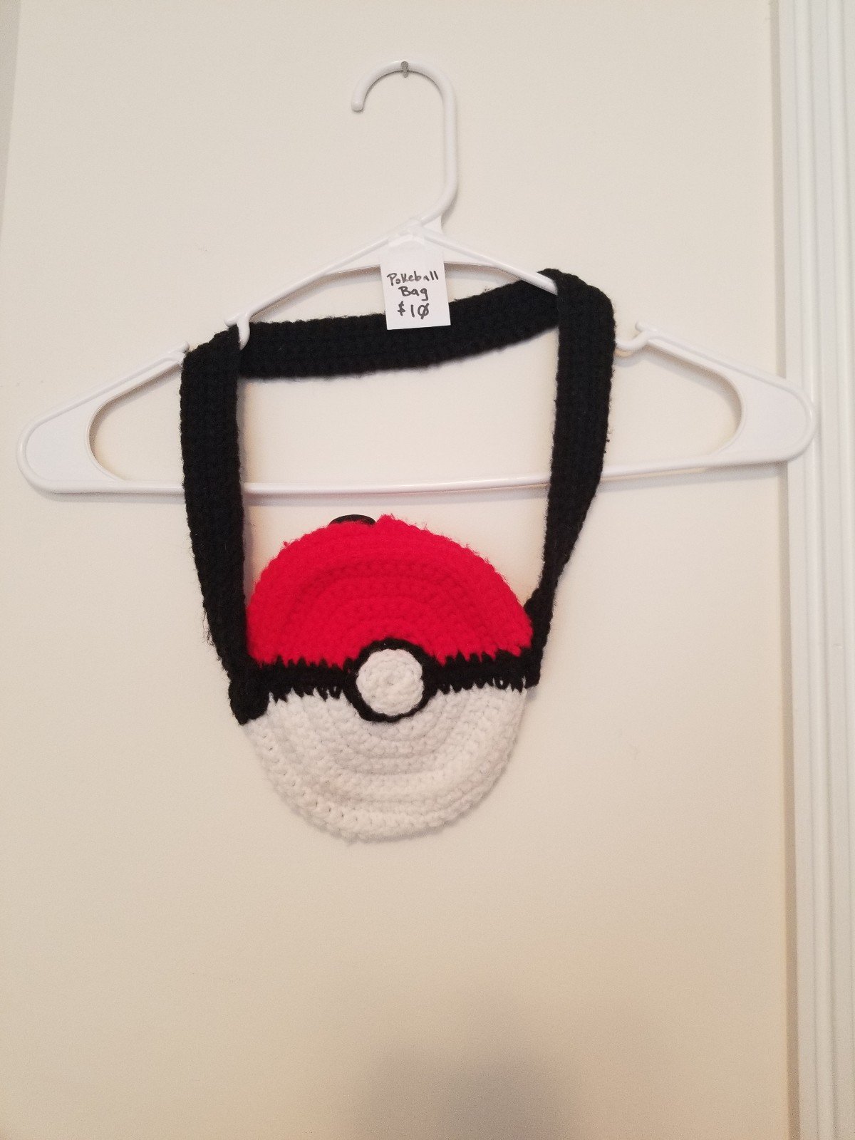 Knitted Pokeball Bag DScQIJO8F