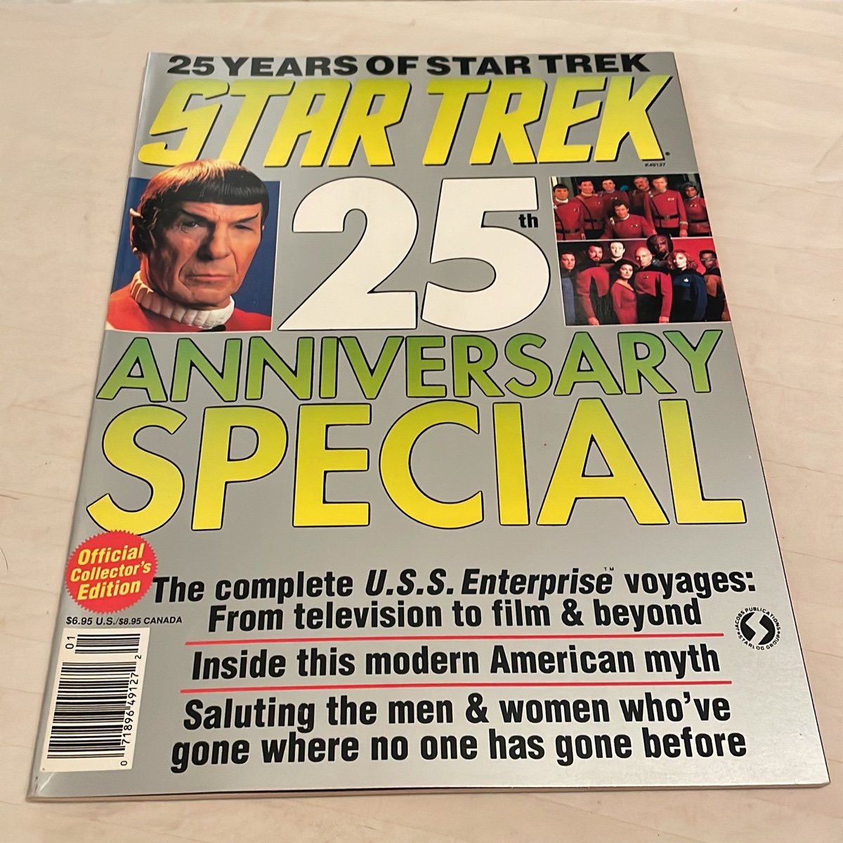 STAR TREK 25th ANNIVERSARY  SPECIAL Magazine  1991 Like