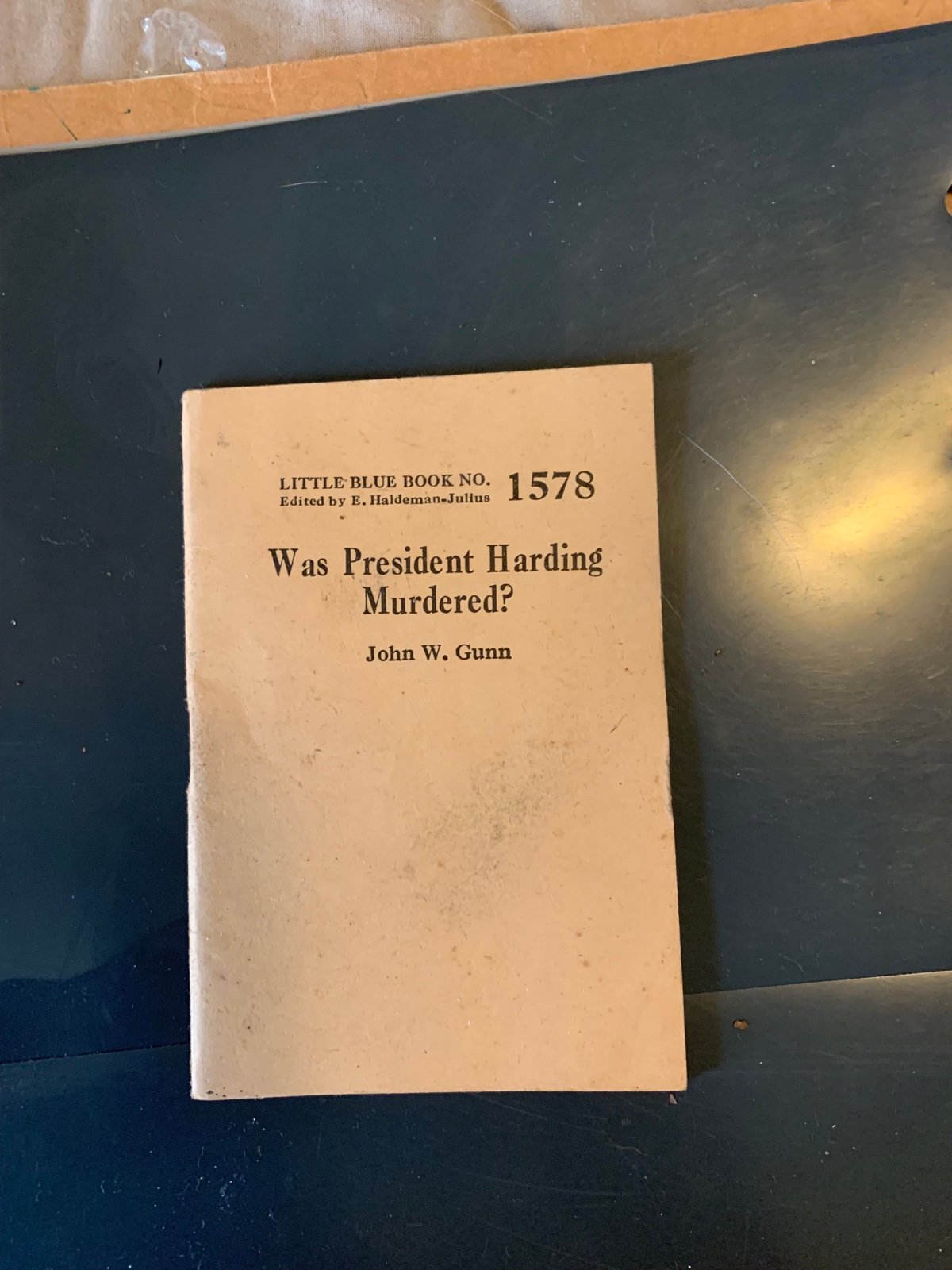 Vintage paperback book Was president Harding Murdered b
