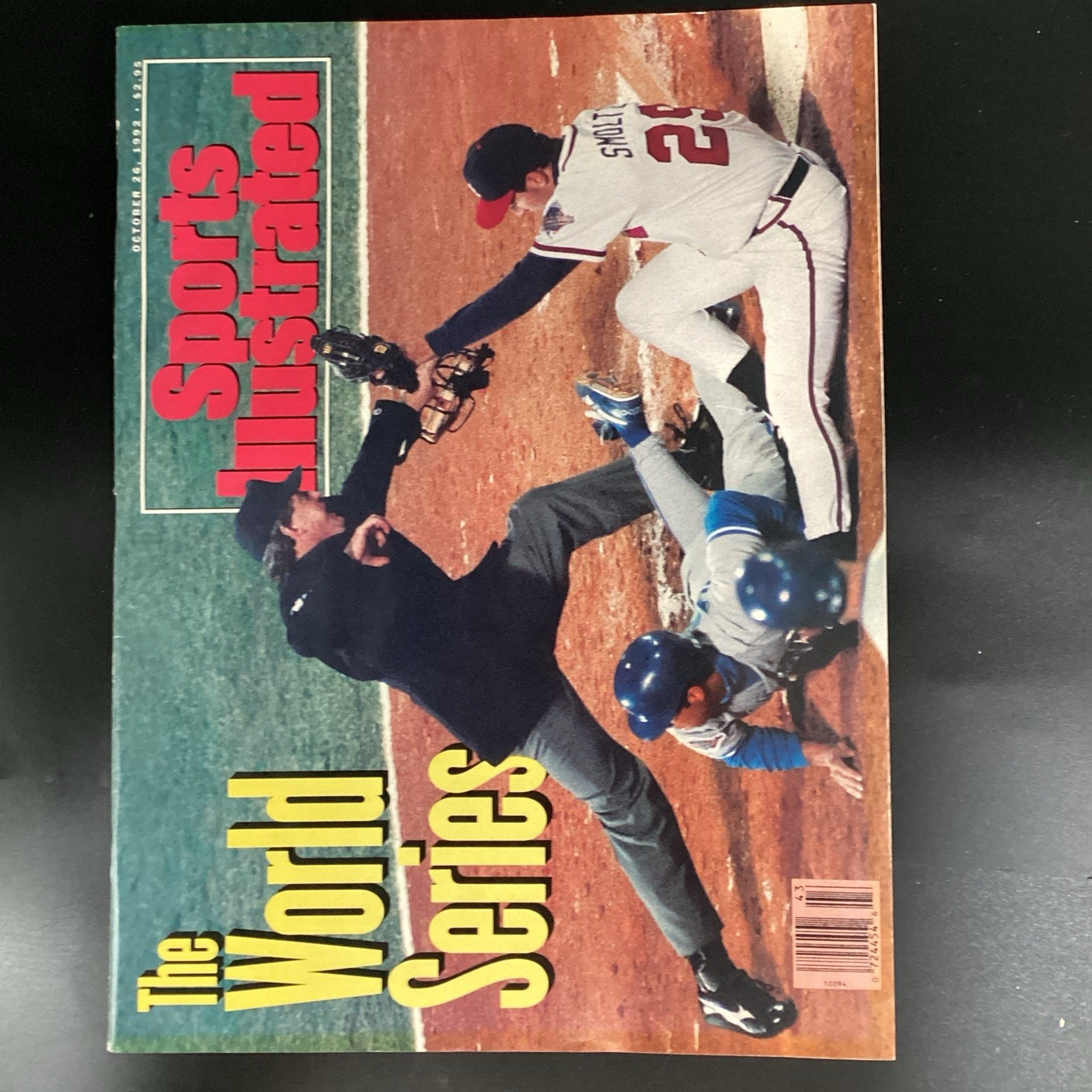 10/26/1992 Sports Illustrated World Series Atlanta Brav