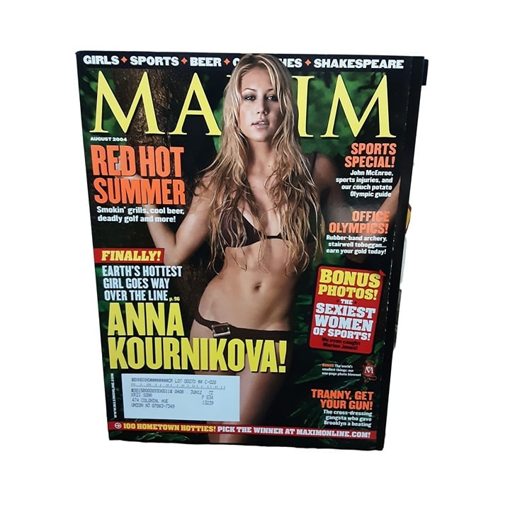 Maxim Magazine August 2004 Anna Kournikova 6mWVSX5ae