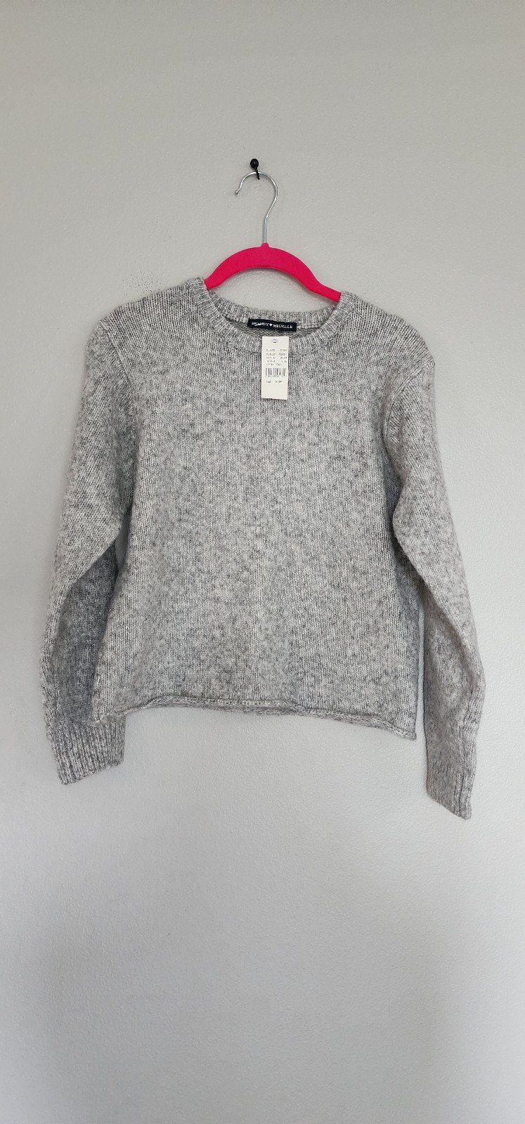 NWT Women´s Brandy Melville Wool Blend Gray Sweate