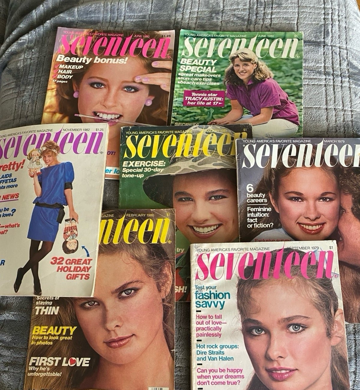 Lot of Vintage Seventeen Magazines 1979-1983 cudt2TYex