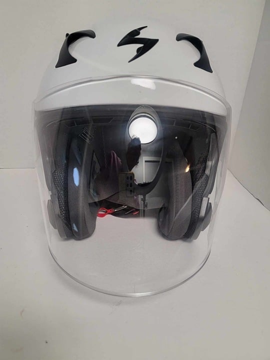 Scorpion EXO-CT220 Solid Motorcycle Helmet White Size Large Fo1EfaSkj