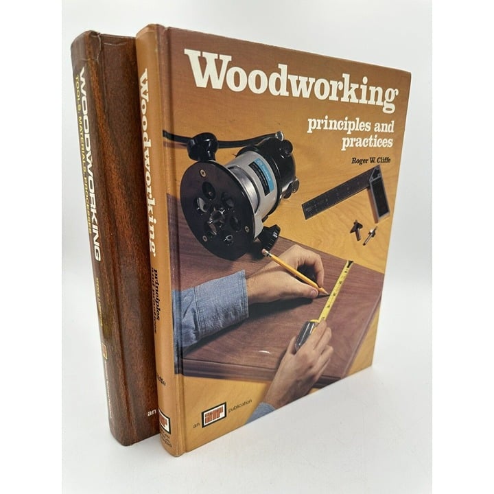 1981 ATP Woodworking Guides Principles Practices Hardcover Carpentry Textbooks BRyz2z4kc