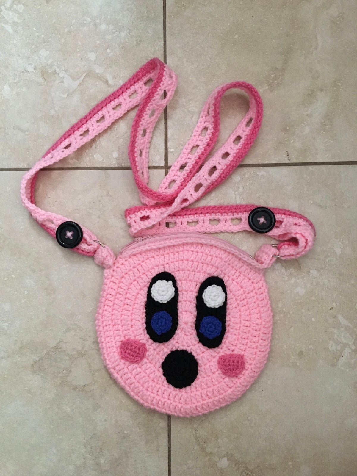 Crossbody Crochet Kirby Purse 9Qv6kNTKW