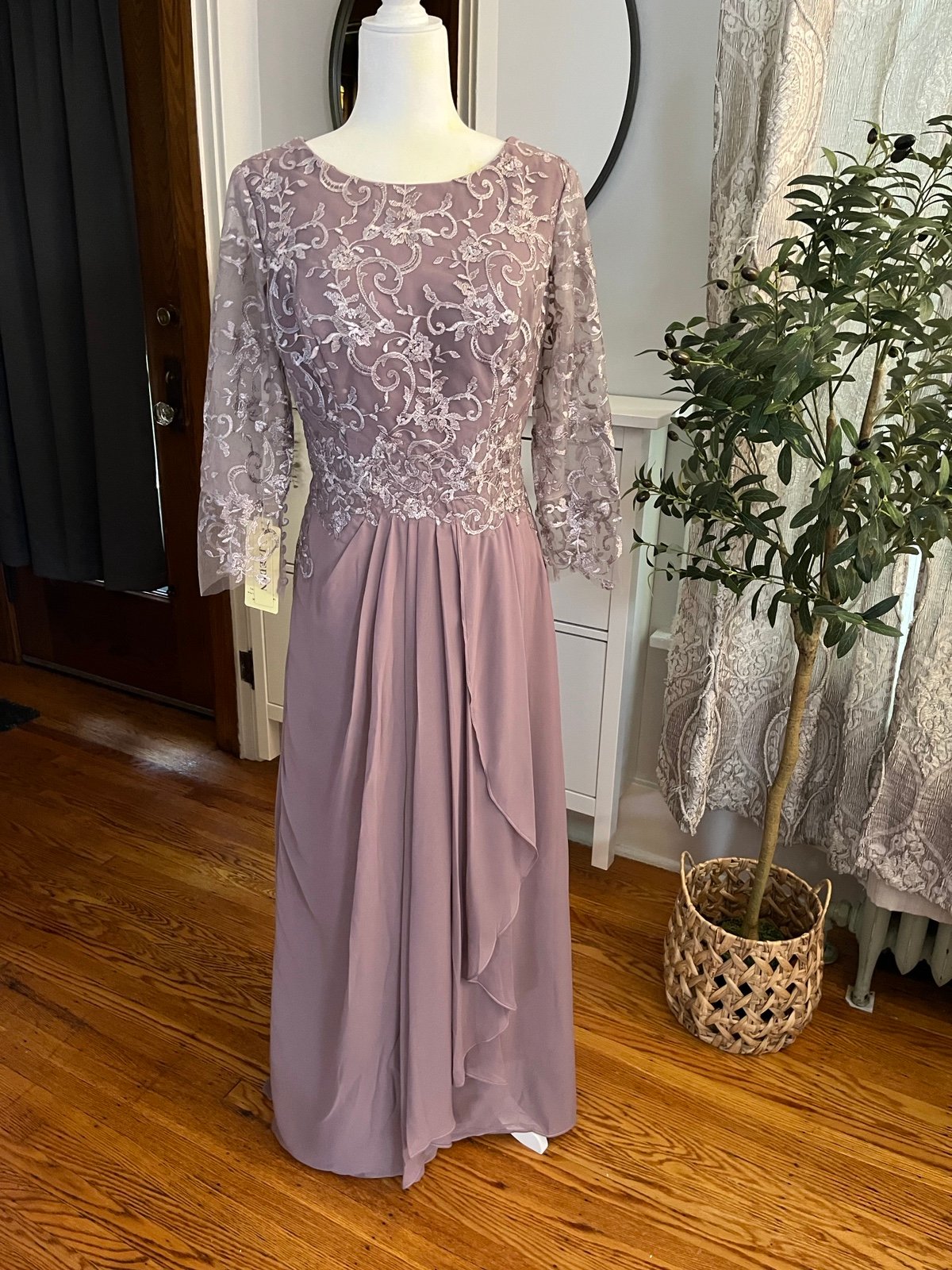 Mother of the Bride mauve evening formal dress NWT 9xkKDQ0zX