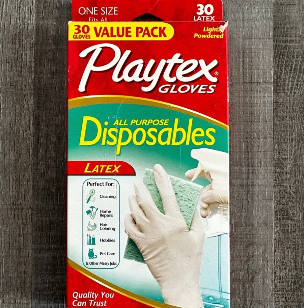 New 30-Count Box Playtex Disposable Gloves FjwVylplA