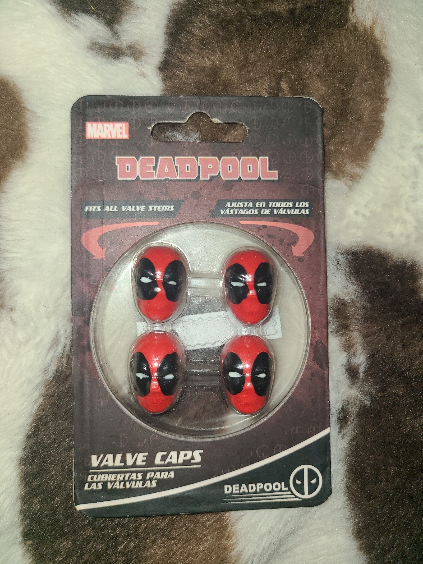 Marvel DEADPOOL valve caps AcF90oX6u