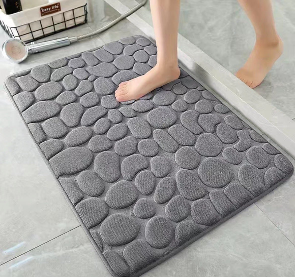 Safe, eco-friendly bath mat: 40x60 cm, anti-slip, biodegradable material ftQjLRyr4