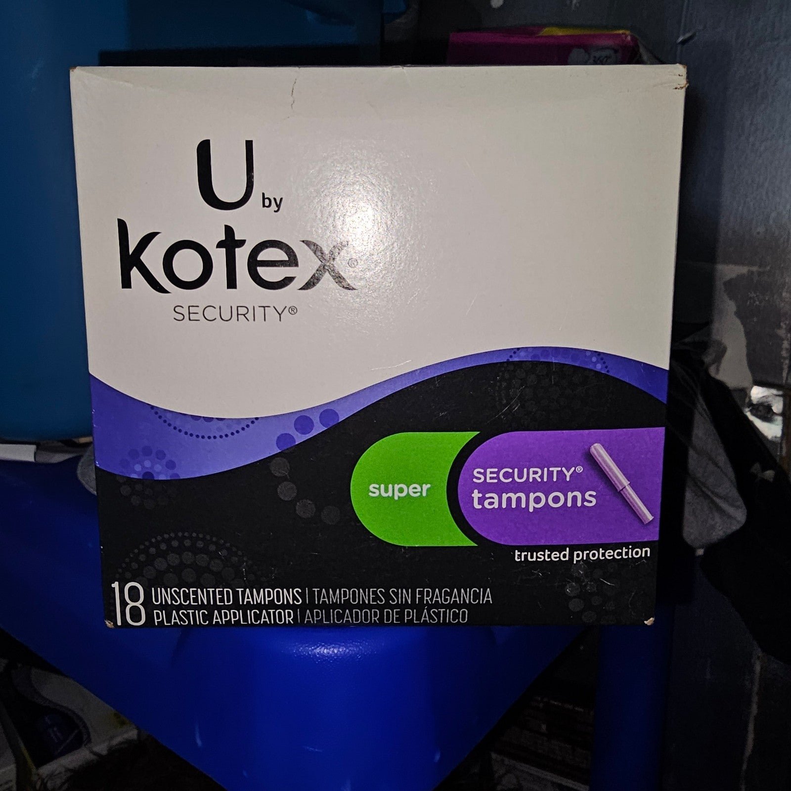 2- U by Kotex Security Tampons Super Absorbency Unscent