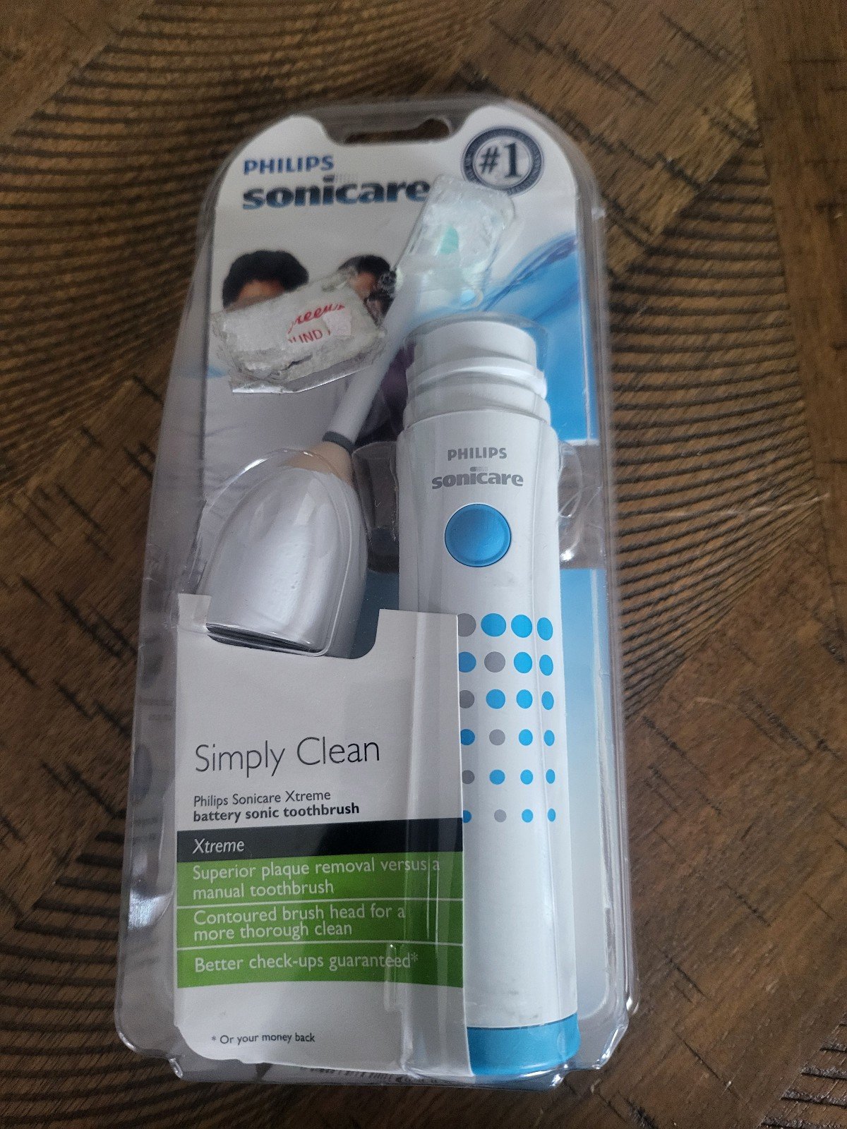 Philips Sonic Care Simply Clean Xtreme Battery Operated Toothbrush NEW 4gIsS11AG