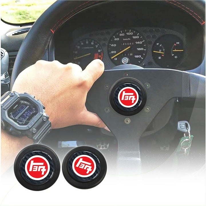 New Universal Toyota TEQ Car Horn Button Black Steering Wheel Horn Center Cap 3XFHq6qRz
