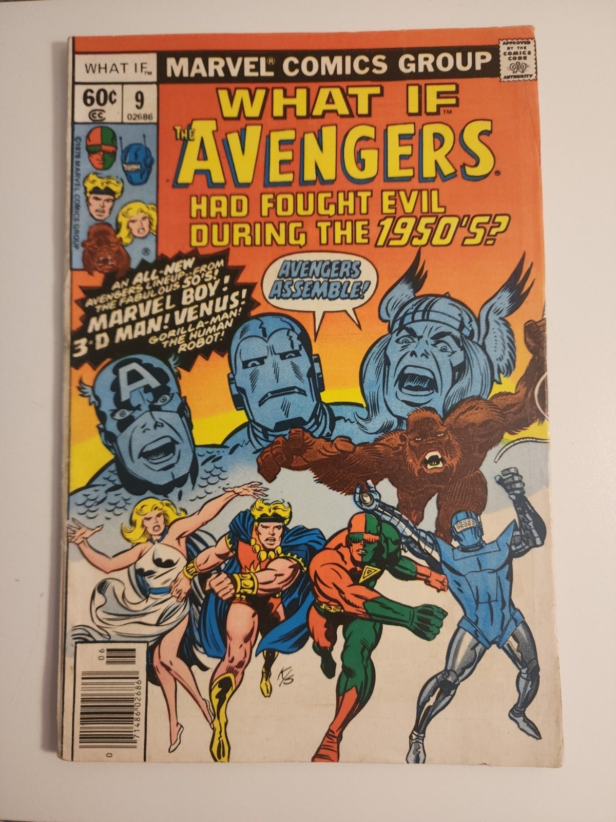 The Avengers Marvel Comics 1978 WHAT IF? Vol. 1 #9. Goo