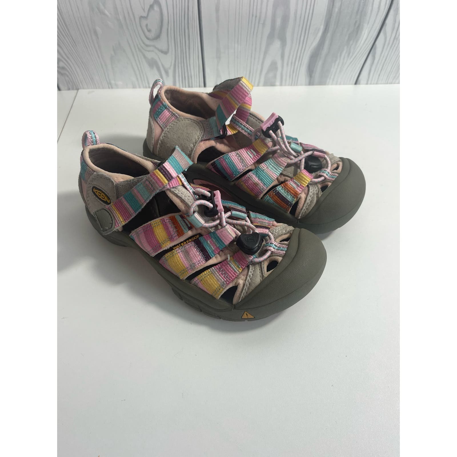 Keen Newport Toddler Size 13 Athletic Pink Purple Stripe Hiking Walking  Sandals dAj2iS5k3
