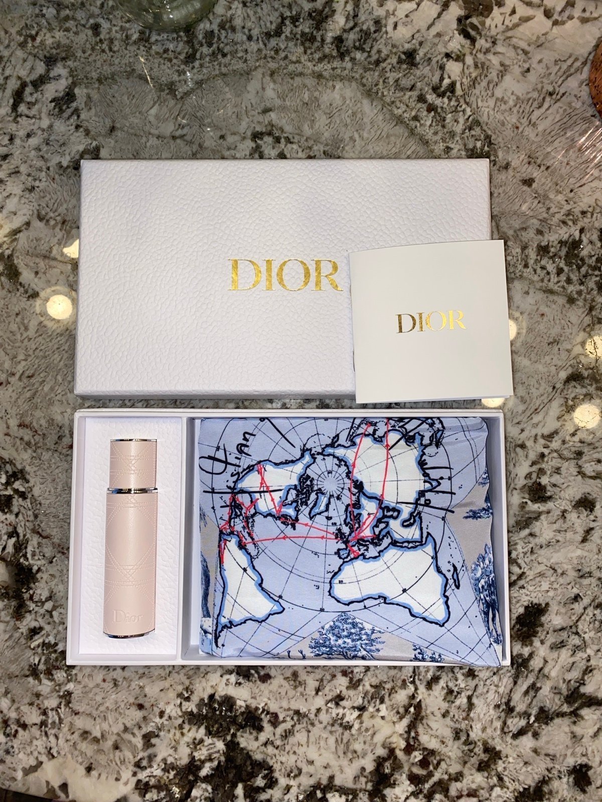 Exclusive miss Dior travel set travel perfume and aroun
