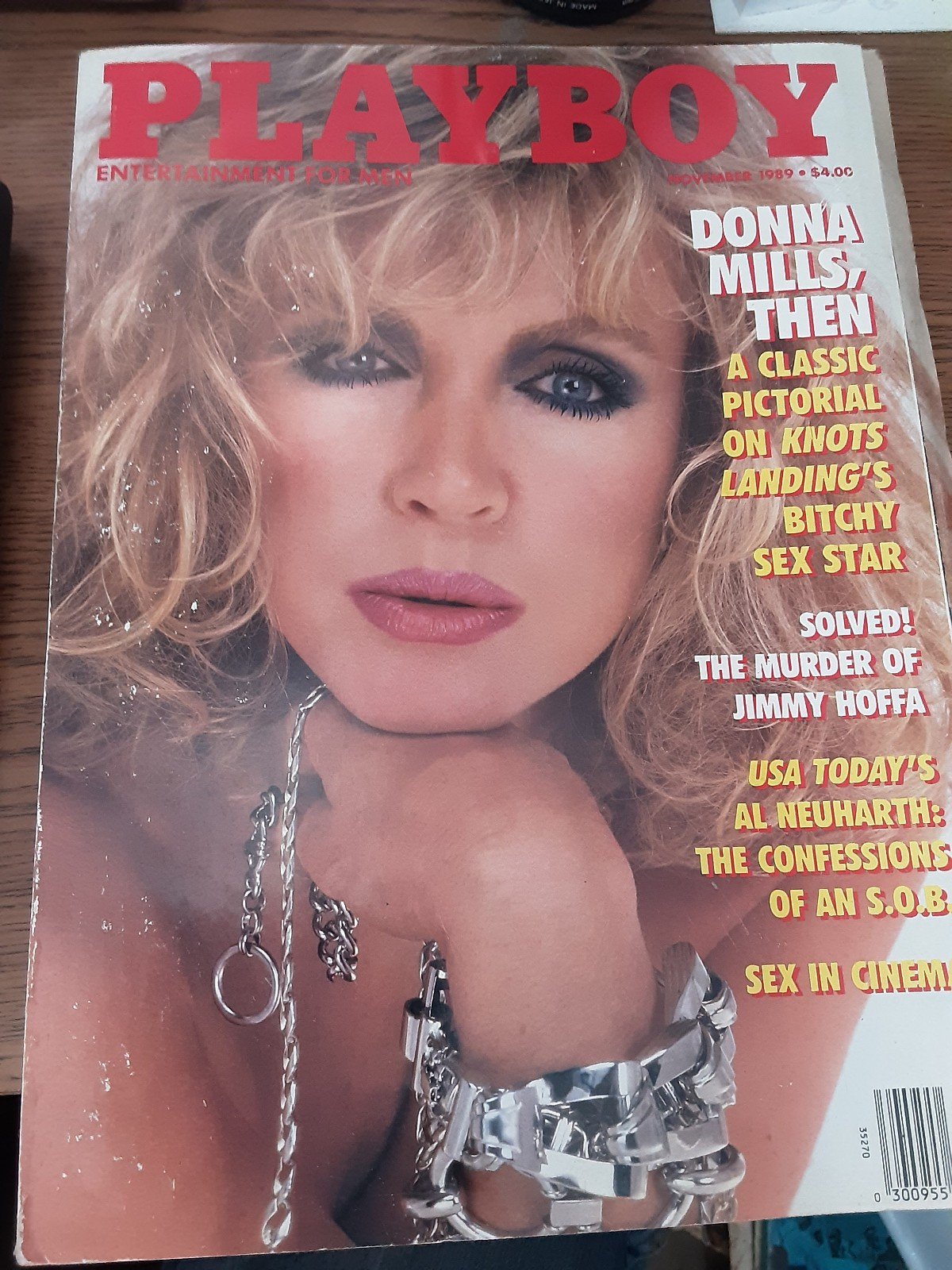 Playboy Magazine November 1989------Donna Mills cover 8