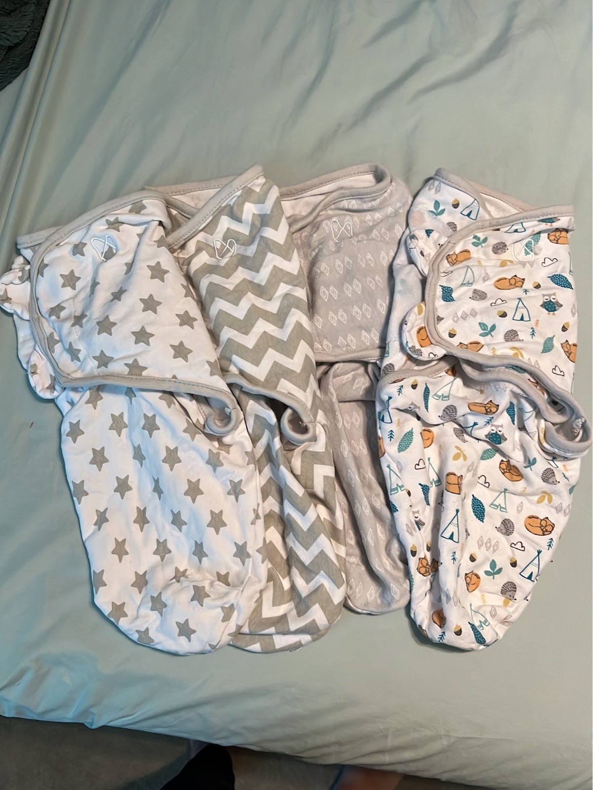 SwaddleMe Swaddles Size Small/Medium Lot of 4 Evc6G3t0Y