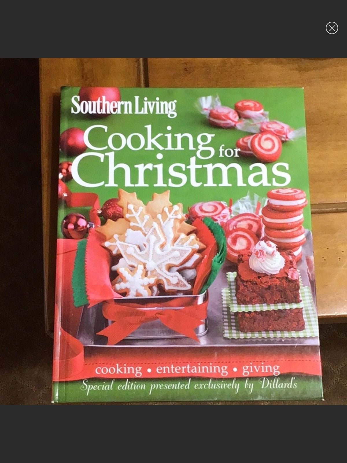 SOUTHERN LIVING COOKING FOR CHRISTMAS BOOK fl98XJlxj