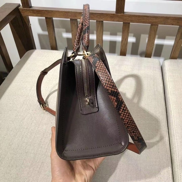 Coach Horse-faced cowhide printed handbag AdU0w1XOn