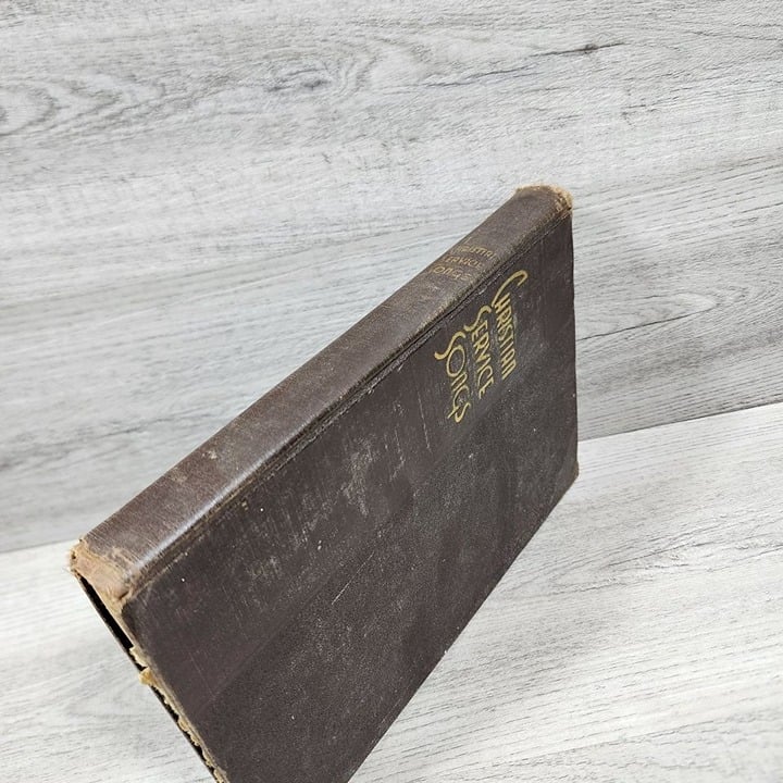 Christian Service Songs Music Religious Old Vintage Book Poor Con Torn Missing P EWl0F9c9Q