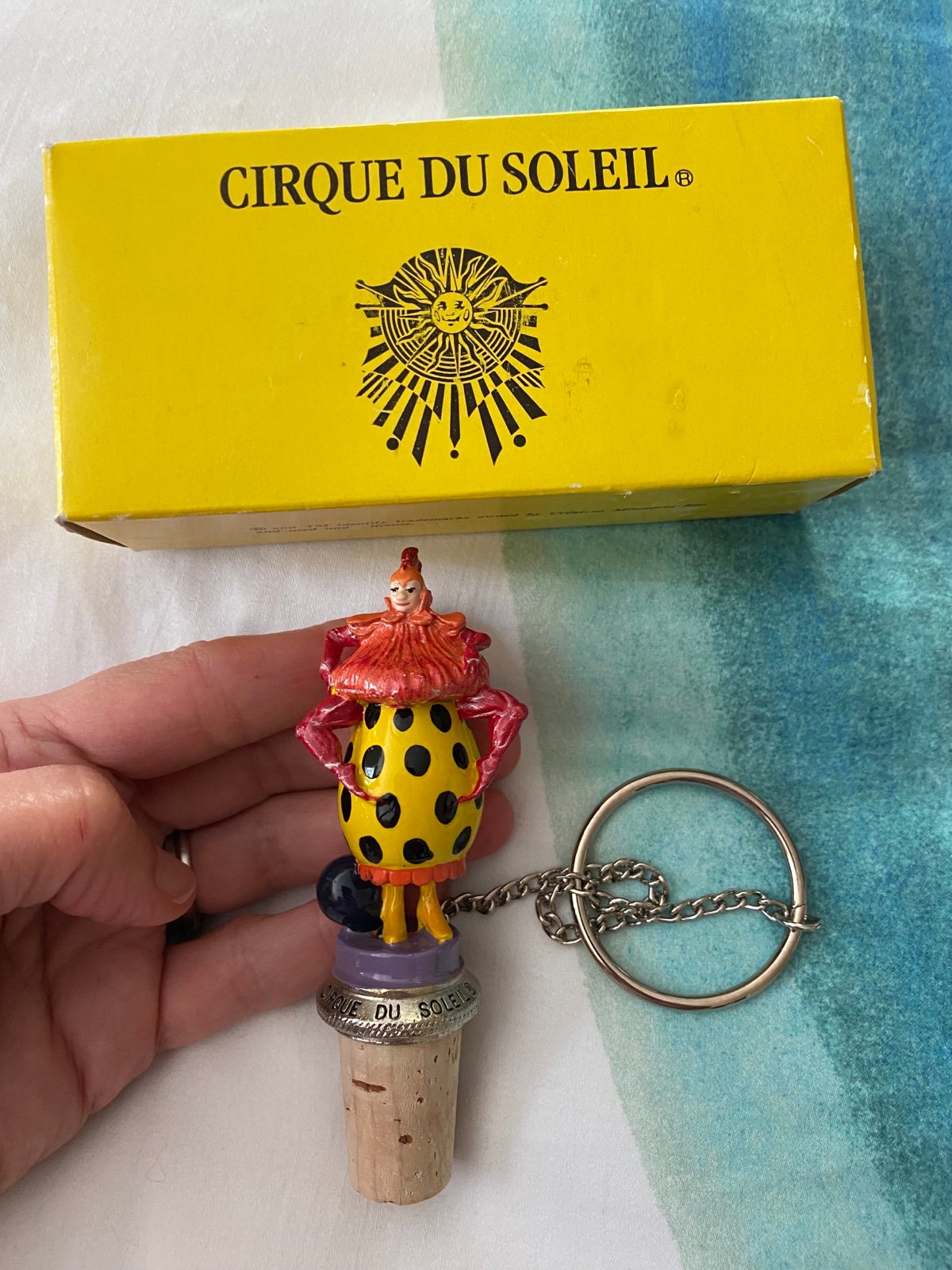 Cirque du Soleil pewter bottle stopper dEx4qvfBt