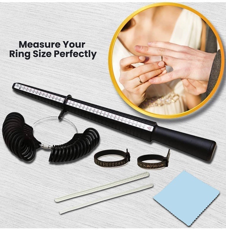 Ring Sizer Measuring Tool Set (90)- NEW in box Ey5wDqYL
