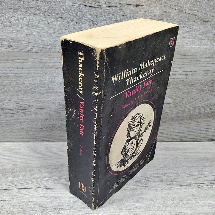 Vanity Fair A Novel Without A Hero William Makepeace Thackeray Old Vintage Book DYZEFKajV