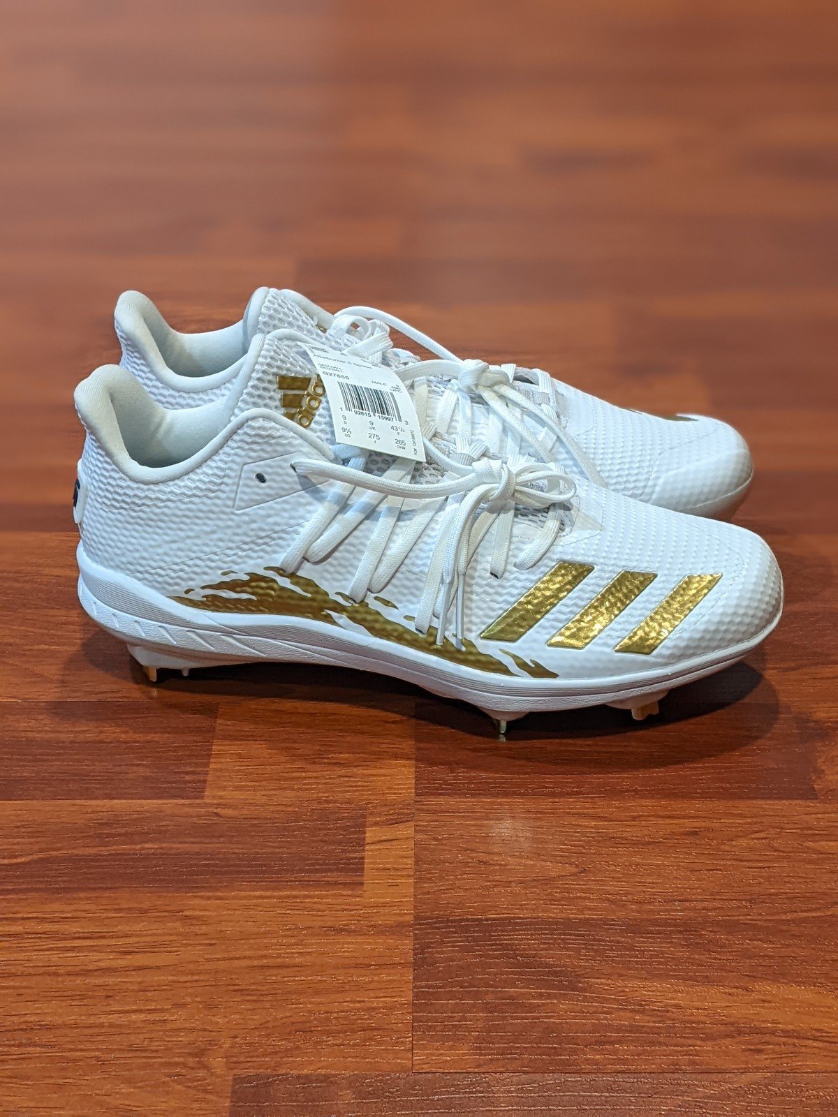Adidas Afterburner 6 Speed Trap ´White Gold´ (size us mens 9.5) dOao6Cfkn