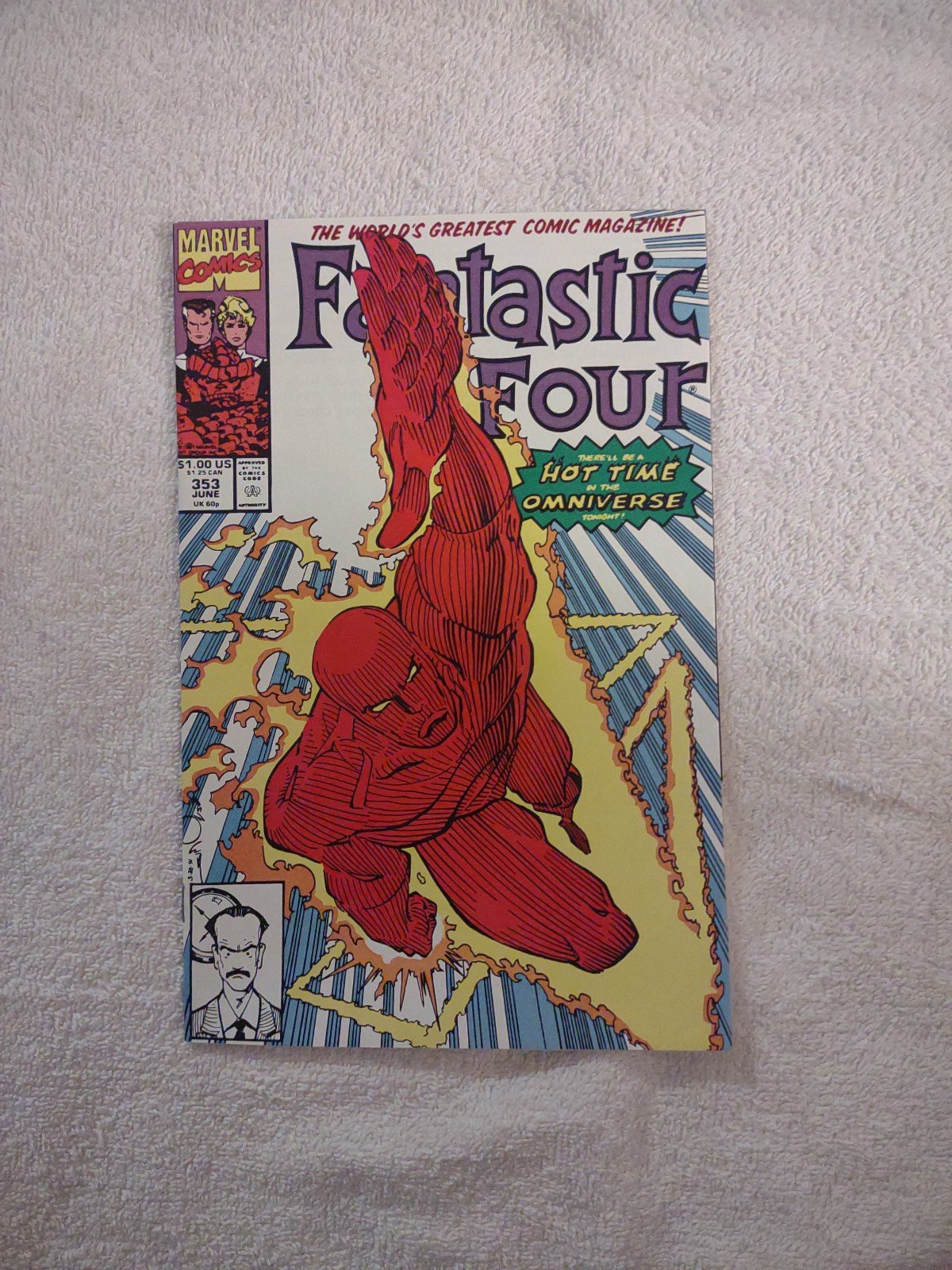 FANTASTIC FOUR #353 June 1991 1ST APPEARANCE OF MOBIUS Marvel FKPFa1e2p