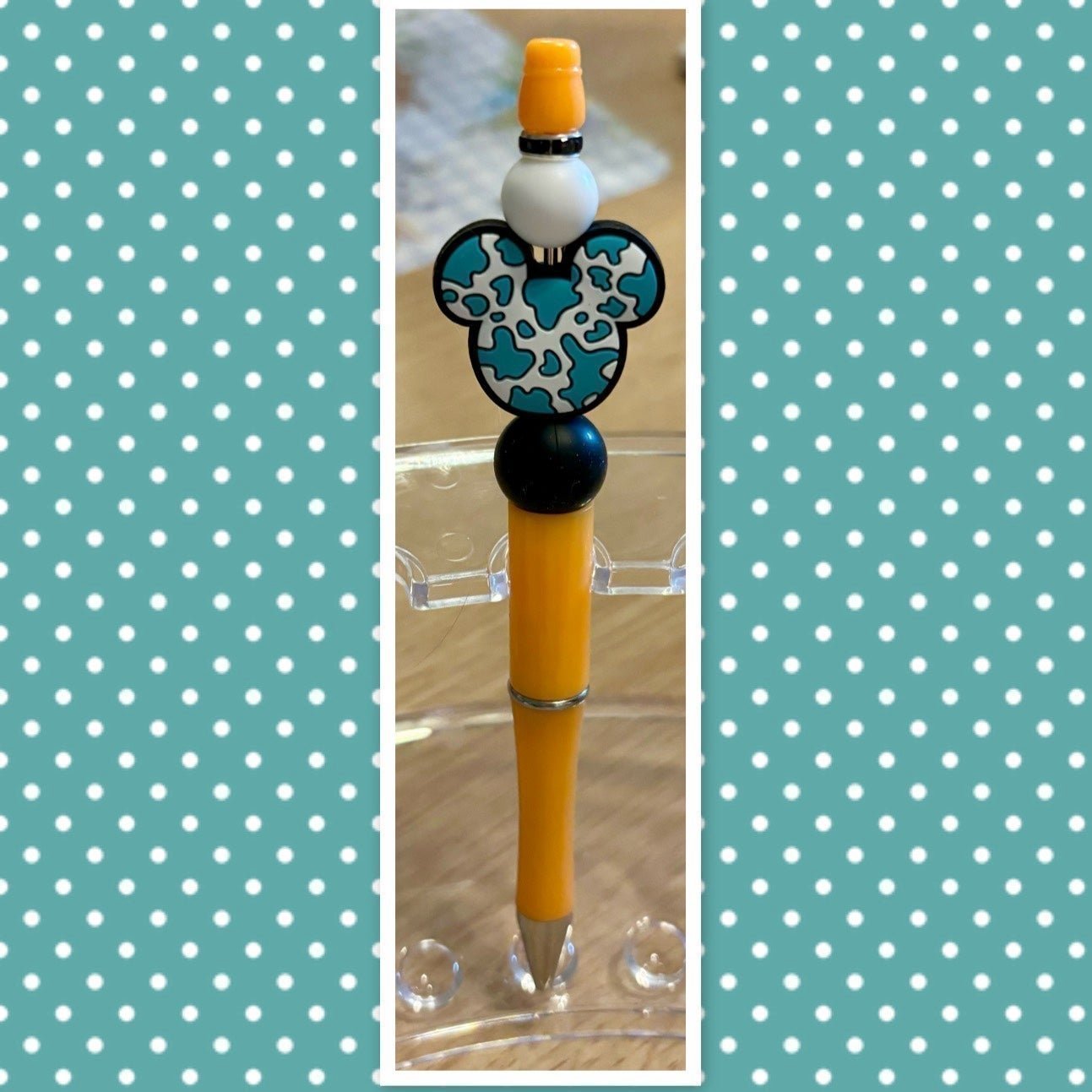 Disney Minnie Mouse Inspired Beaded Pen AfWNSDNXp