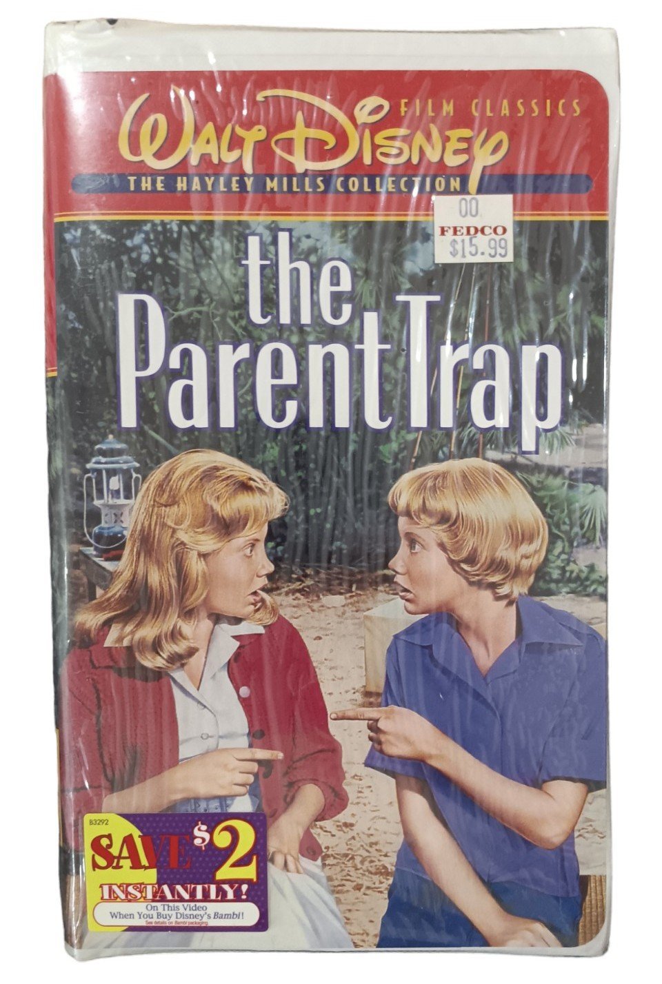 NOS VTG 1960 Walt Disney Film Classipcs The Parent Trap FACTORY SEALED VHS Movie 8nZ076w7e