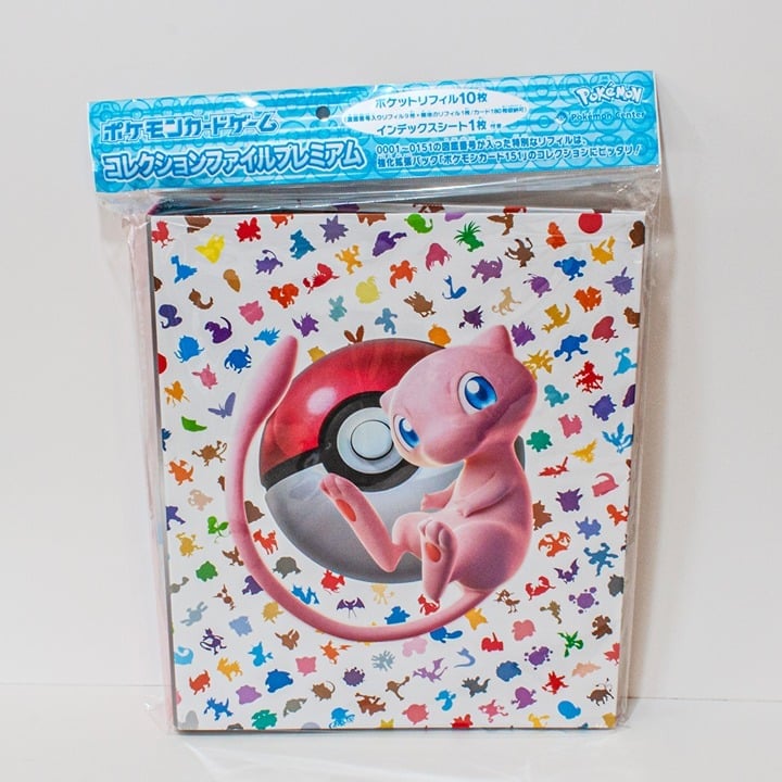 Pokemon Japanese 151 Mew Premium Collection File Binder & Extra Refill 3mIhtdDRl