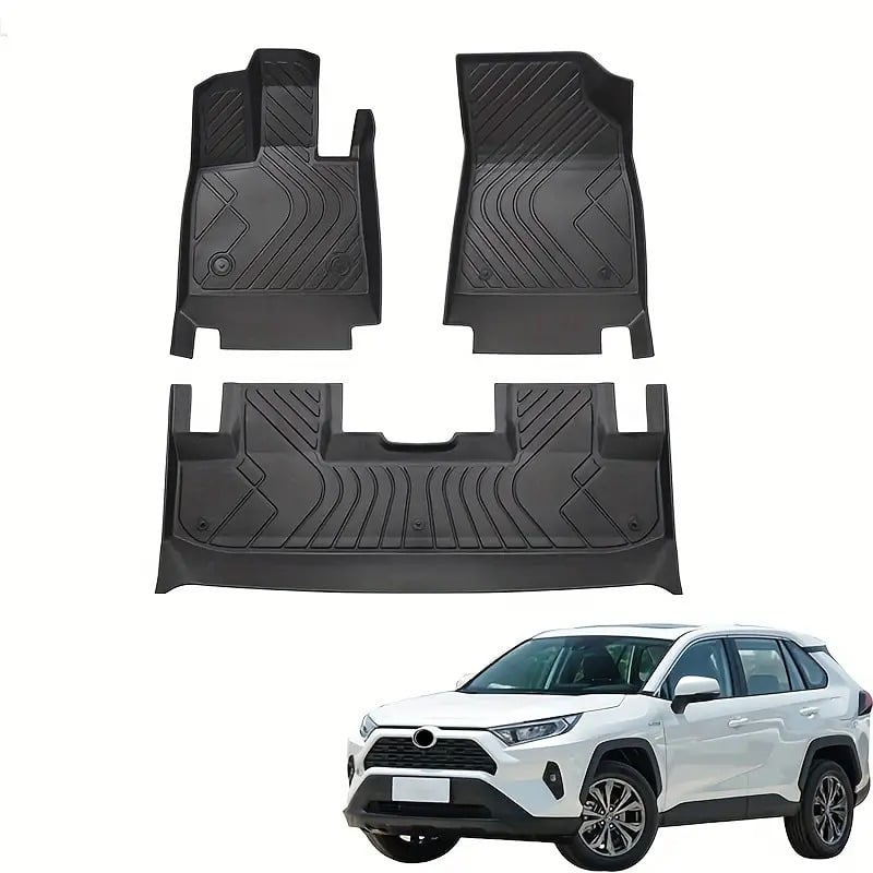Waterproof Plastic Floor Mats for Toyota Rav4 2020-2023
