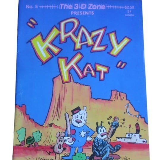 VTG Krazy Kat Issue No.5 The 3-D Zone George Herriman 1