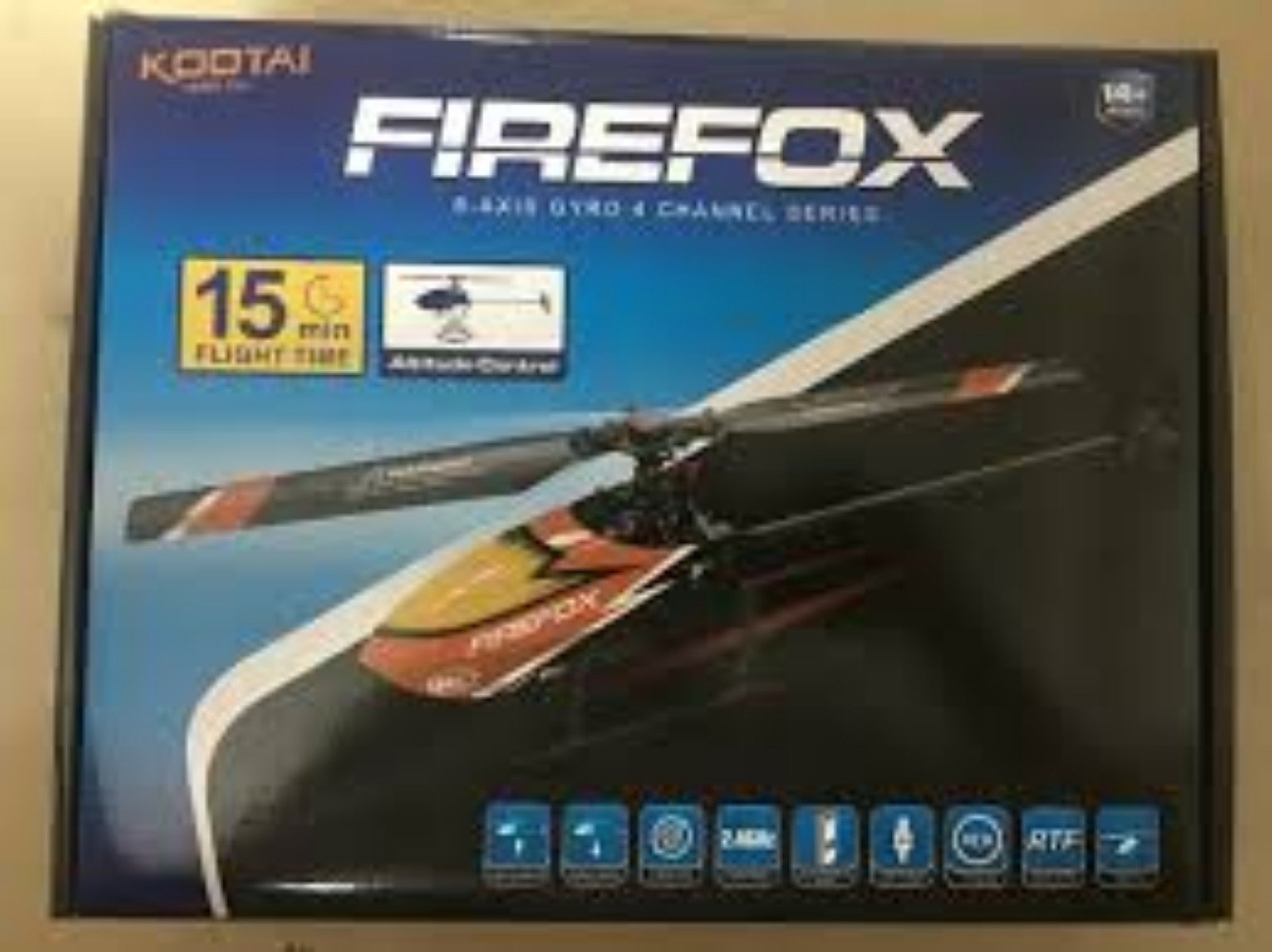 NIB C129 Firefox 120 Size Gyro Stabilized Helicopter - RTF

All batteries includ 5DhnrnRk4