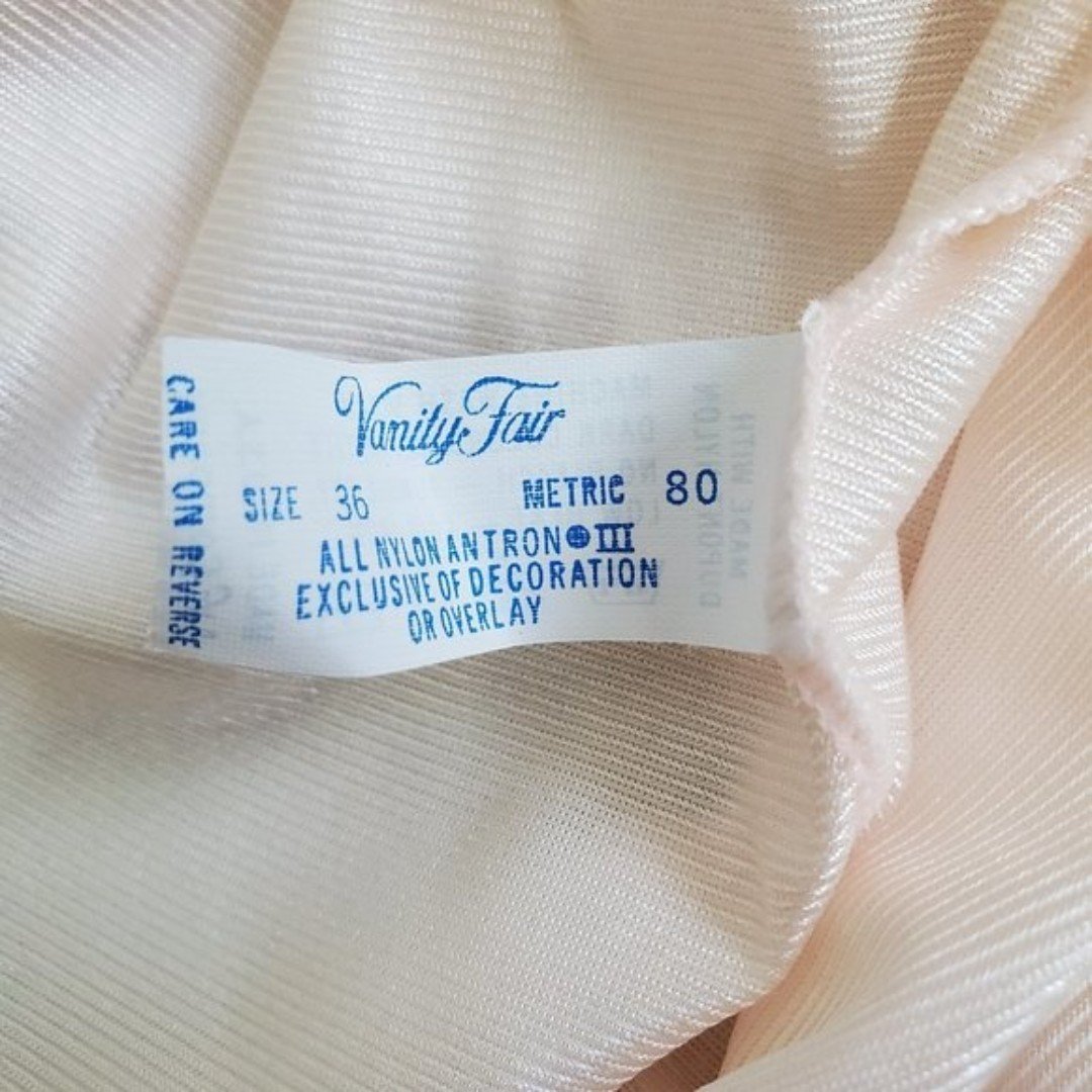 Vintage Vanity Fair Light Pink Slip Camisole EdOl1j65A