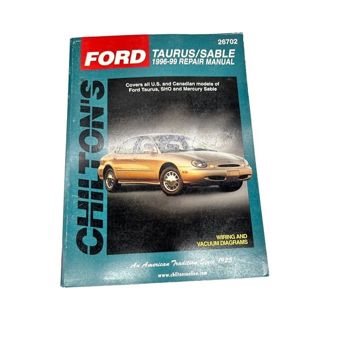 Chilton Repair Manual 26702 Ford Taurus & Mercury Sable