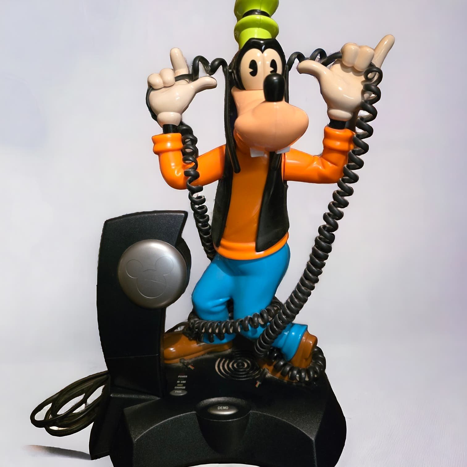 Vintage Disney Goofy Cordless Animated Talking Phone 4R