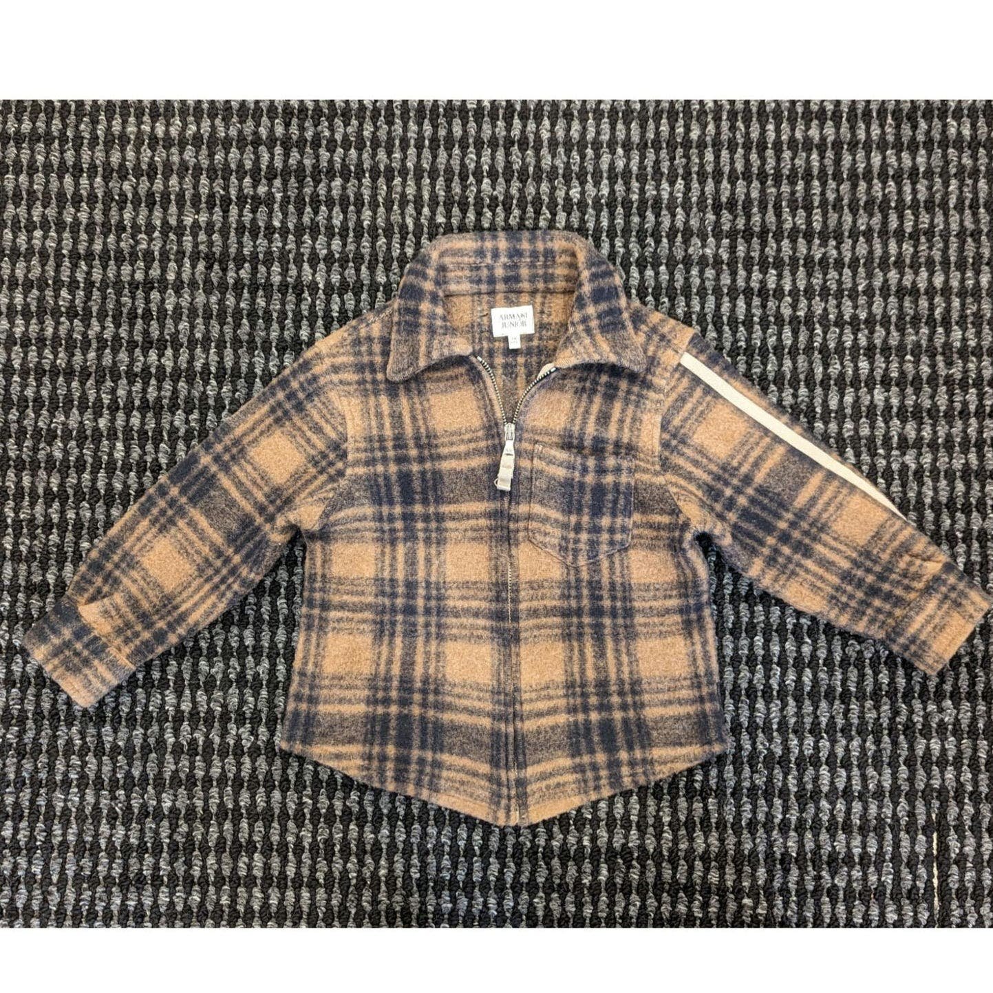 Armani Junior Flannel Jacket size 2A Toddler FRc7ymmkf