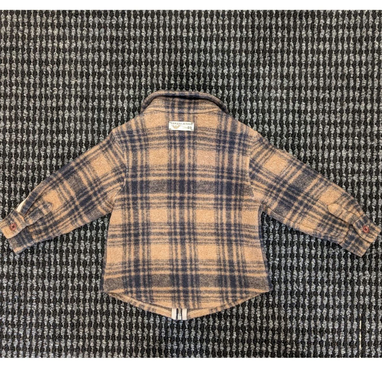 Armani Junior Flannel Jacket size 2A Toddler FRc7ymmkf