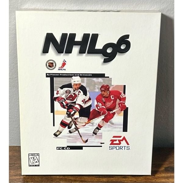 EA Sports NHL96 PC-CD PC Big Box Game Complete Very Goo