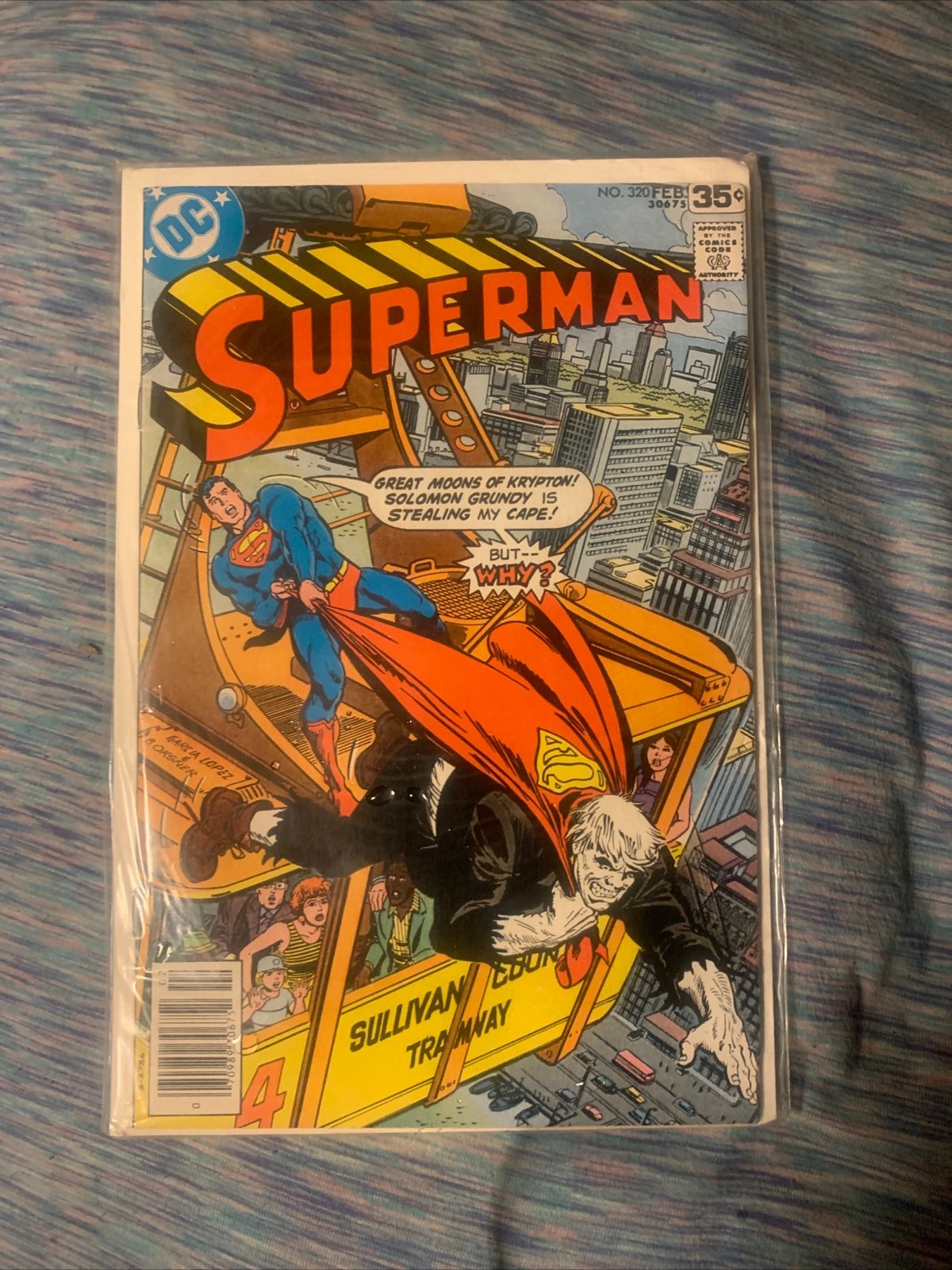 Superman 320 comic new sealed since 1975 Bjik2pJpI