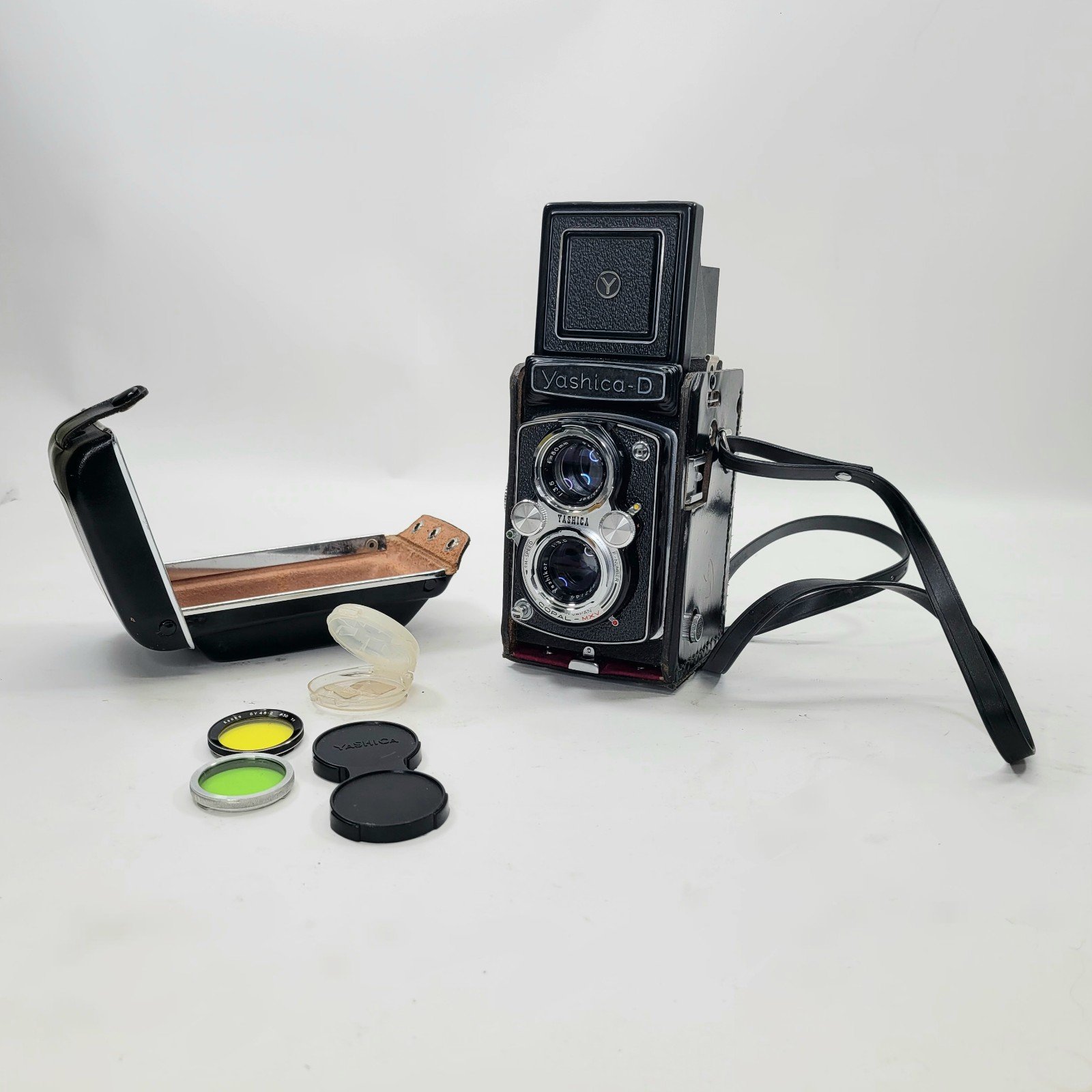 [NEAR MINT] Yashica-D TLR Film Camera Yashikor 80mm F3.5 Lens From Japan fcziBtYcj