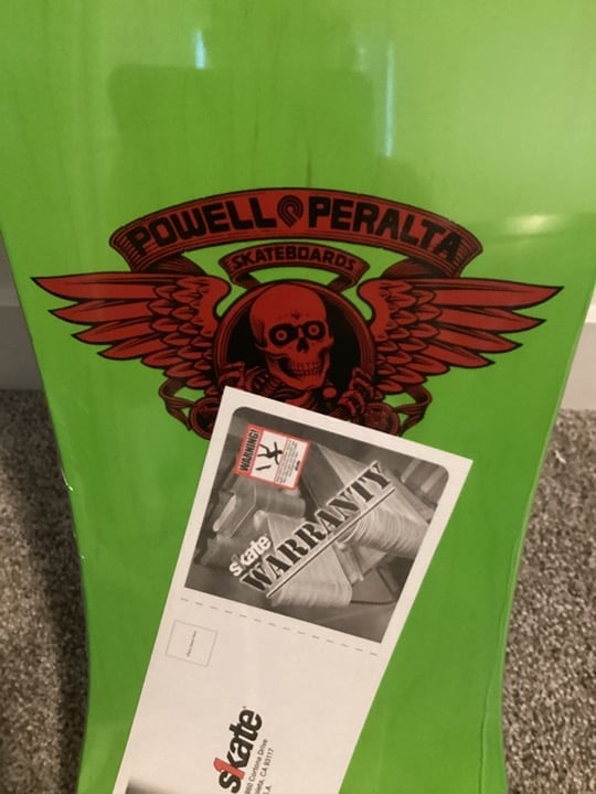 Powell Peralta caballero reissue 2019 skateboard deck green dragon CrV92mres